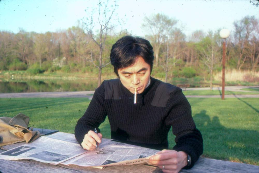 김차섭의 초상사진과 작품관련 슬라이드 필름