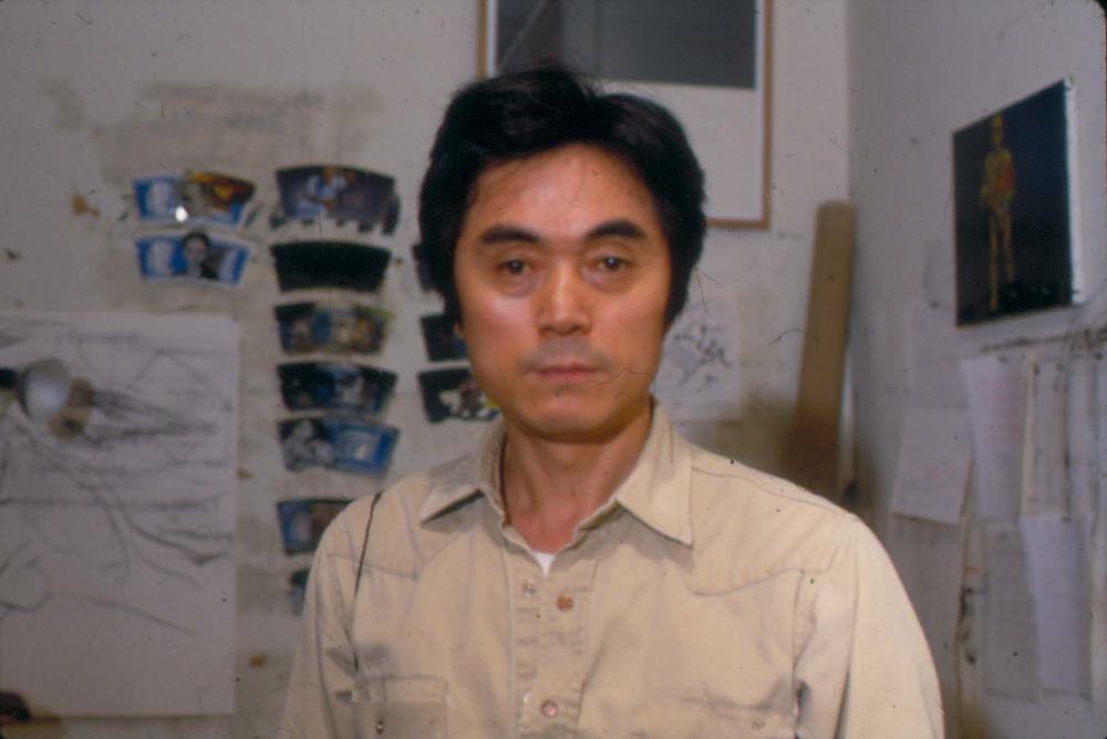 김차섭의 초상사진과 작품관련 슬라이드 필름