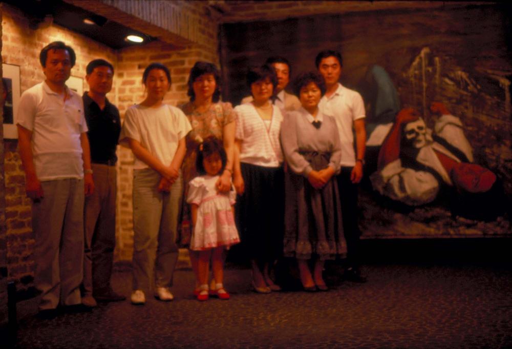 1984년 공간화랑 김차섭 개인전 및 일본 교토 전시 슬라이드 필름