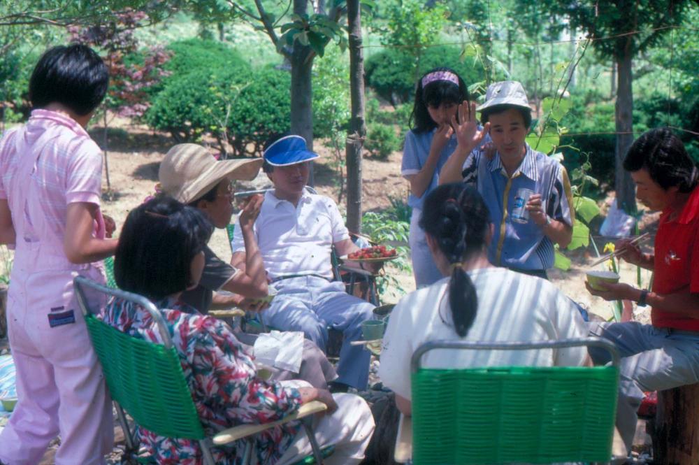 1984년 공간화랑 김차섭 개인전 및 일본 교토 전시 슬라이드 필름