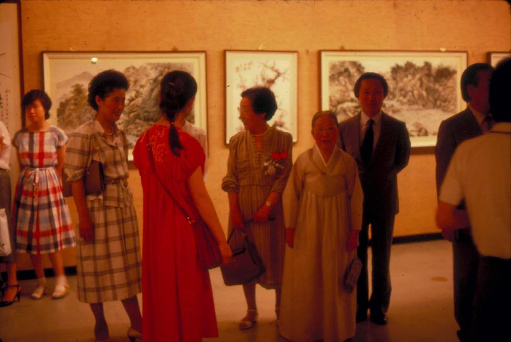 1984년 공간화랑 김차섭 개인전 및 일본 교토 전시 슬라이드 필름