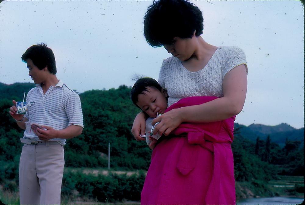 1984년 공간화랑 김차섭 개인전 및 일본 교토 전시 슬라이드 필름