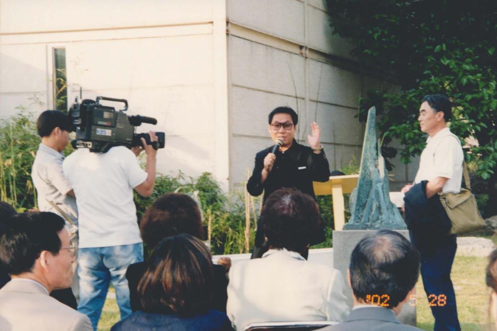 2003년 갤러리현대 김명희 개인전 《流轉(유전)의 역동성(Dynamics of Dislocation)》 전경 및 기타 일상 사진