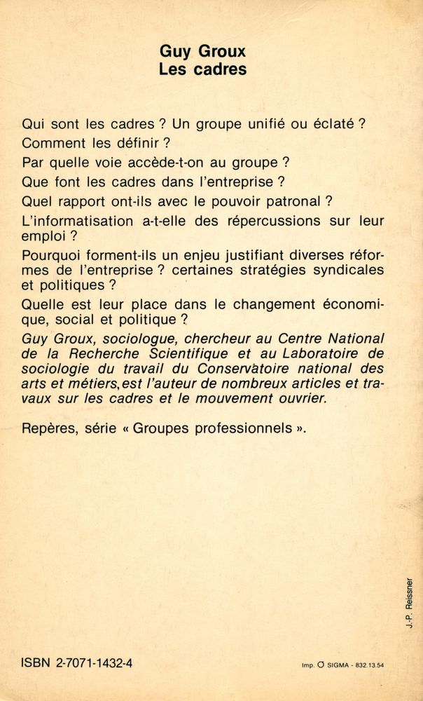 『Les cadres』 5