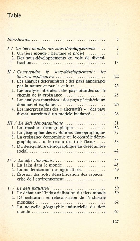 『Le tiers monde』 2