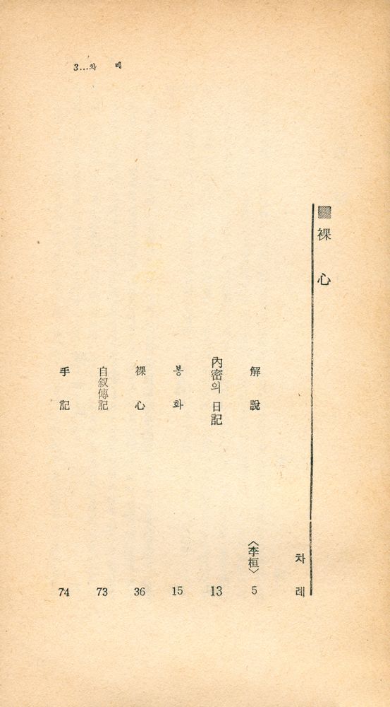 『瑞文文庫 94 - 裸心(서문문고 94 - 나심)』 2