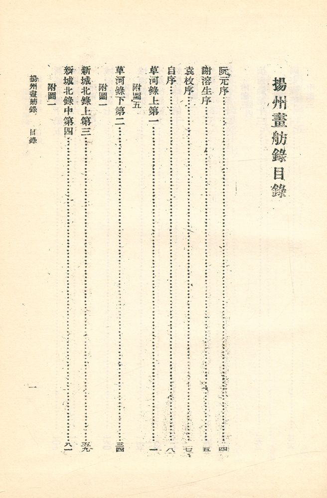 『揚州畫肪錄』 2