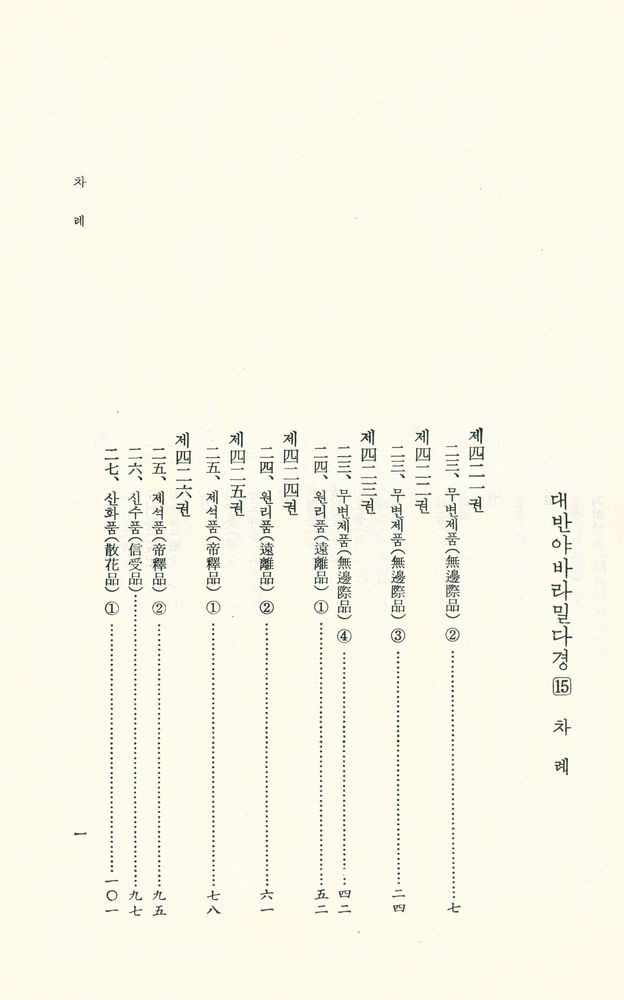 『大般若經 15(대반야경 15)』 2