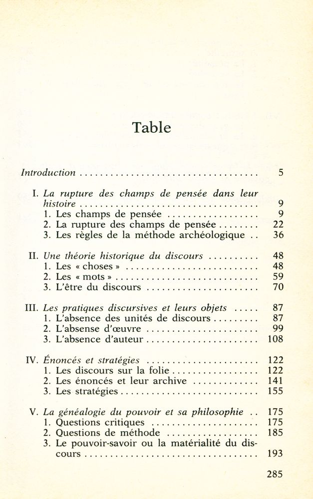 『Michel Foucault : Archéologie et Généalogie』 2