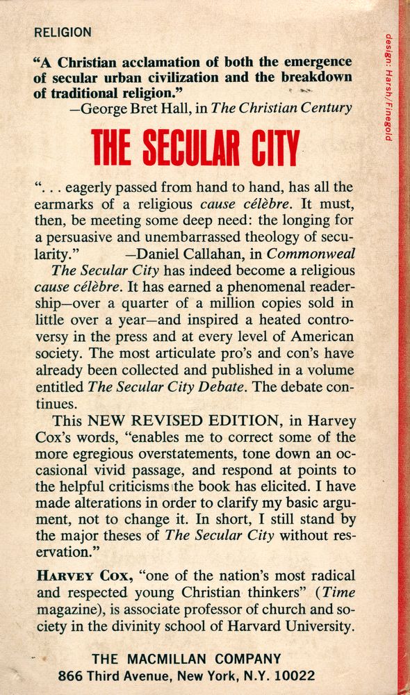 『THE SECULAR CITY』 4