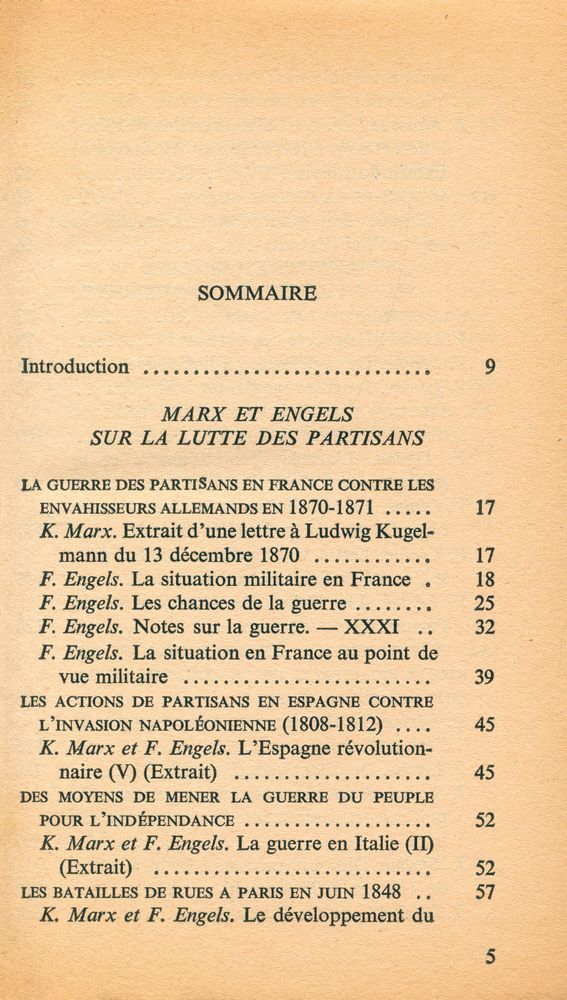 『LA LUTTE DES PARTISANS SELON LES AUTEURS CLASSIQUES DU MARXISME - LÉNINISME』 2