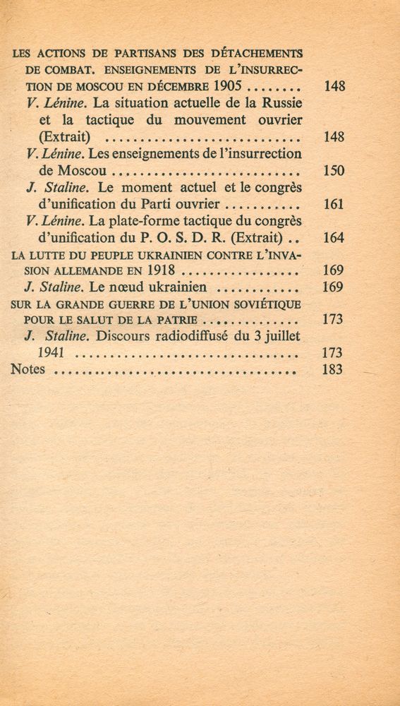 『LA LUTTE DES PARTISANS SELON LES AUTEURS CLASSIQUES DU MARXISME - LÉNINISME』 4