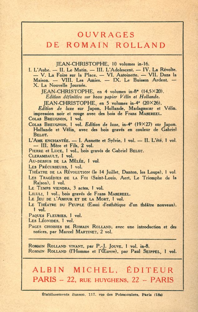 『AU - DESSUS DE LA MÊLÉE』 3