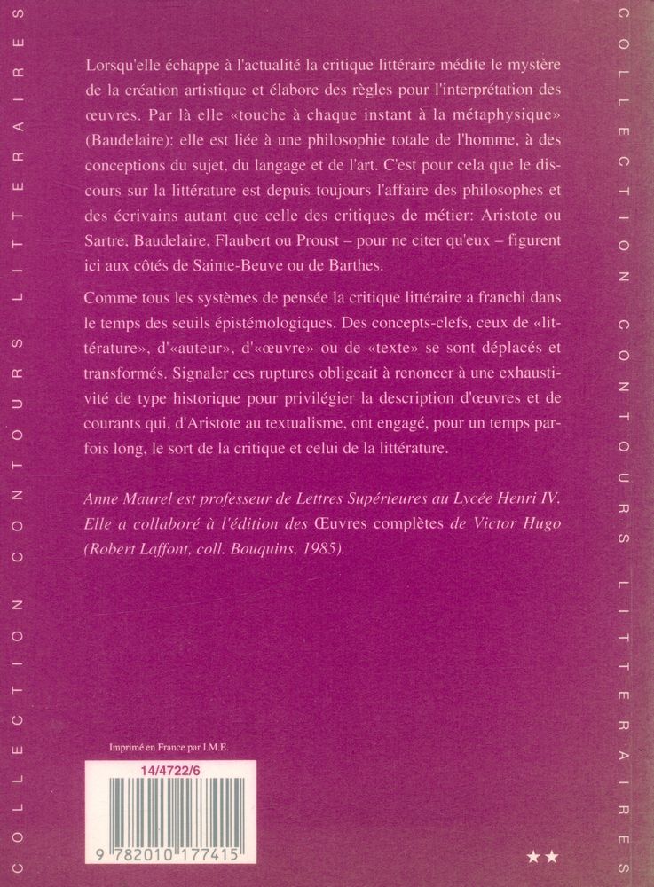 『La critique』 6