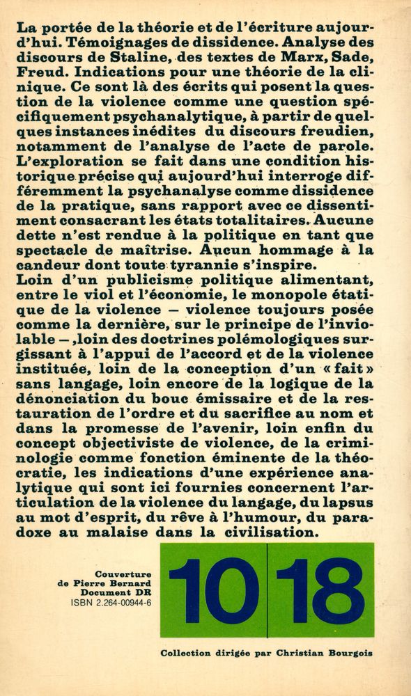 『GÉNÉALOGIE DE LA POLITIQUE Ⅱ : ACTES DU COLLOQUE DE MILAN 1977』 3