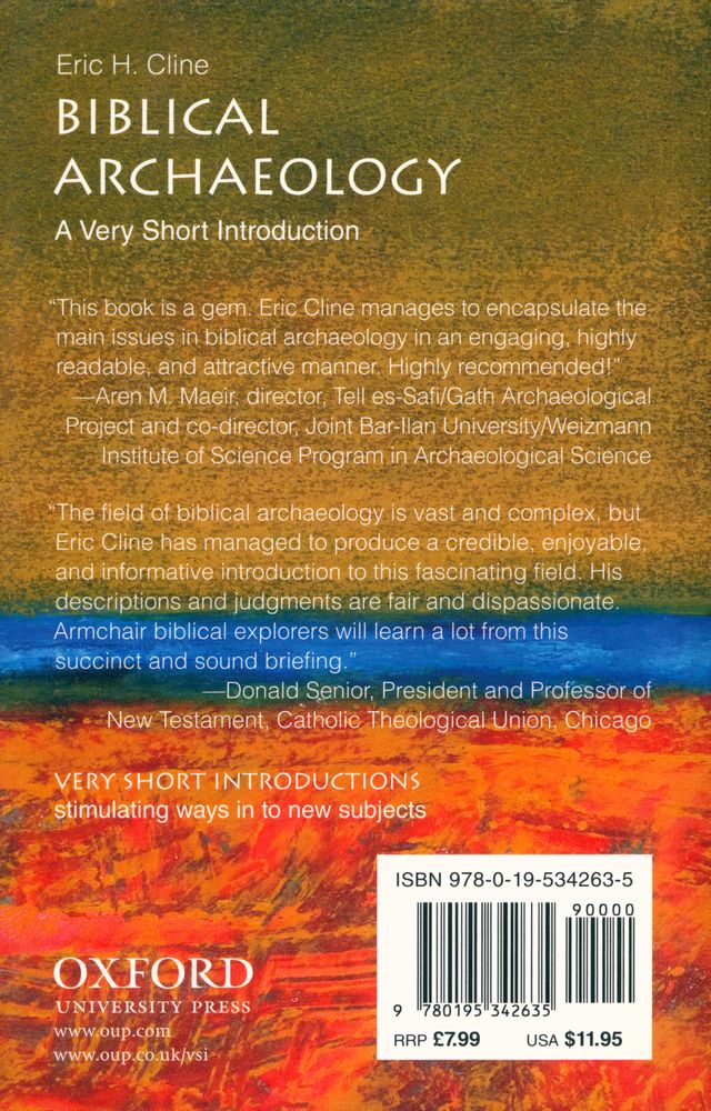 『Biblical archaeology : a very short introduction』 4