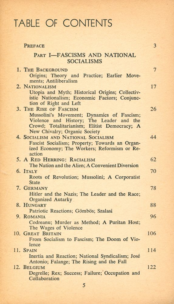 『VARIETIES OF FASCISM : Doctrines of Revolution in the Twentieth Century』 2