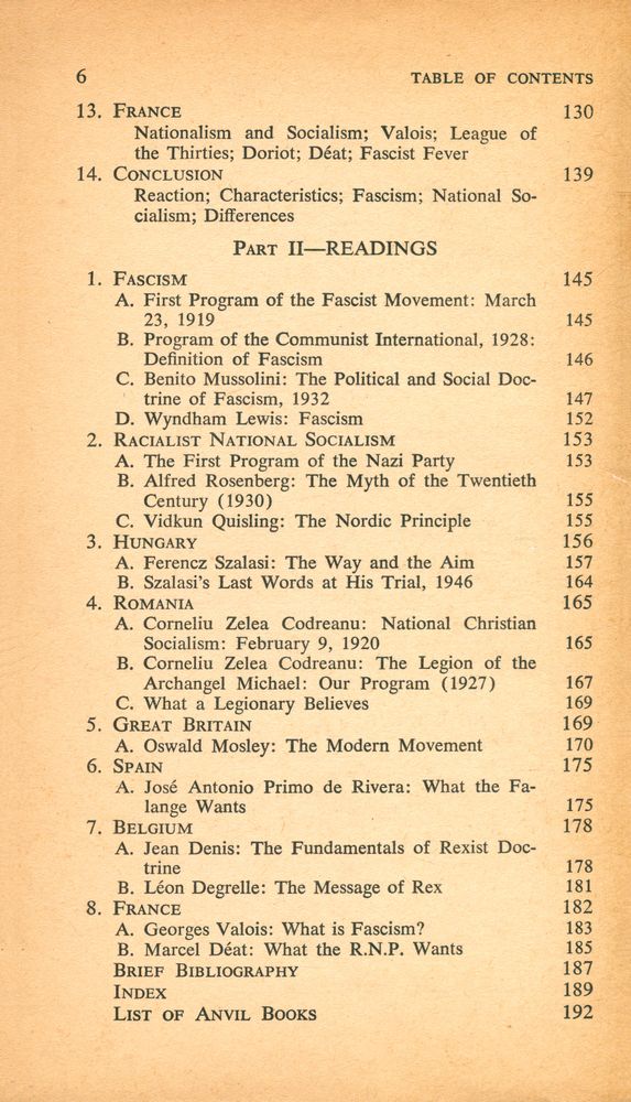 『VARIETIES OF FASCISM : Doctrines of Revolution in the Twentieth Century』 3