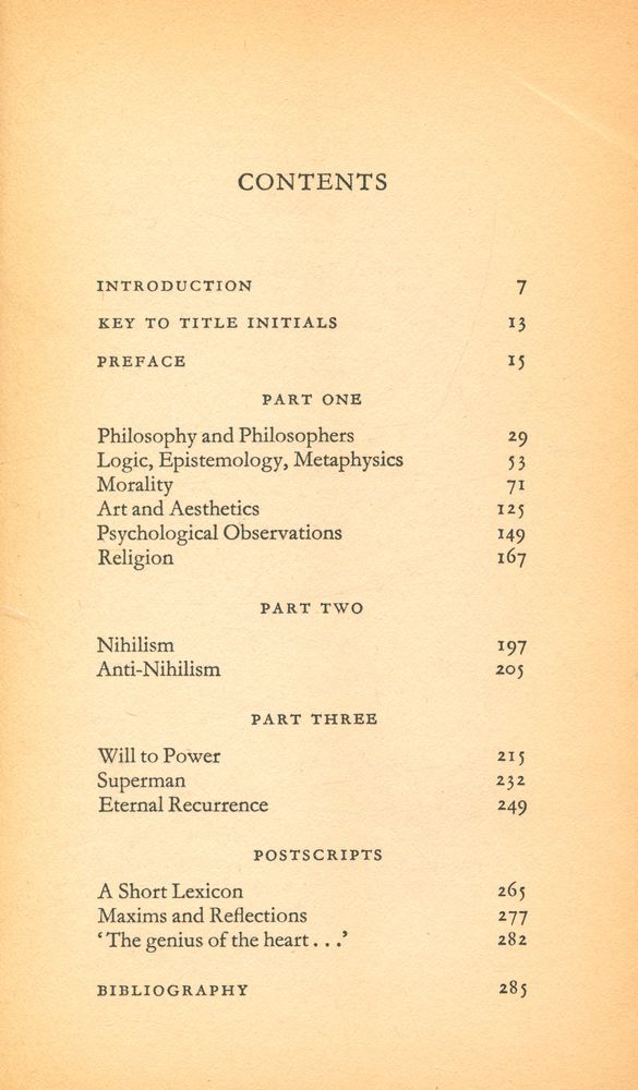 『A NIETZSCHE READER』 2