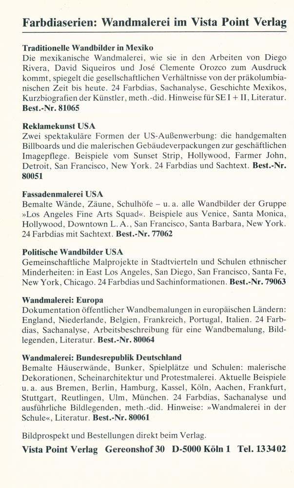 『Wandmalerei : zwischen Reklamekunst, Phantasie u. Protest』 4