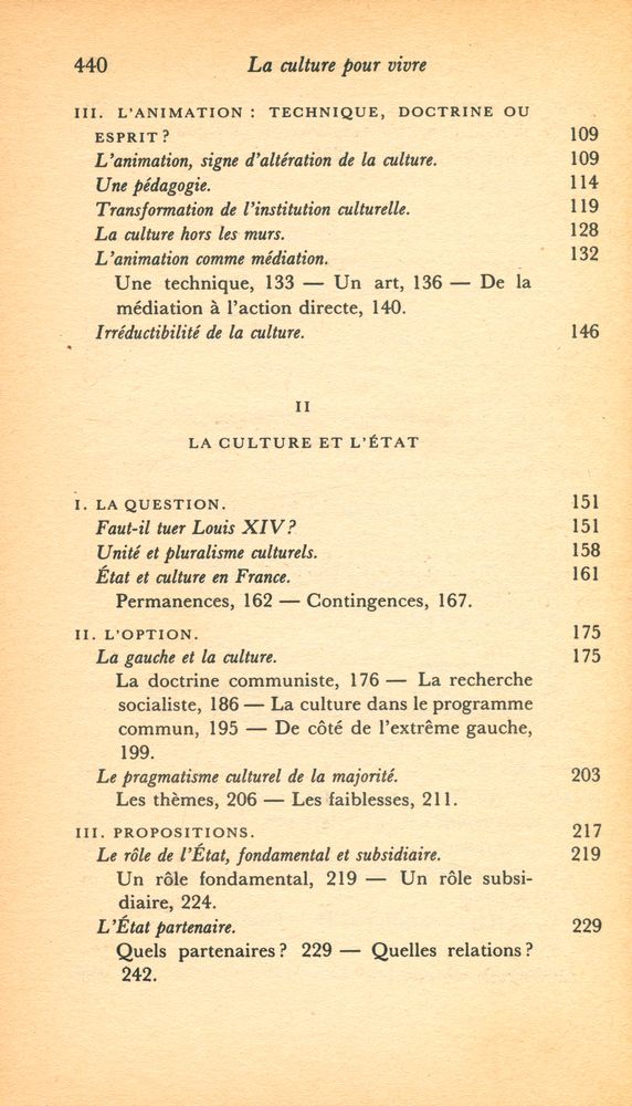 『La culture pour vivre』 3