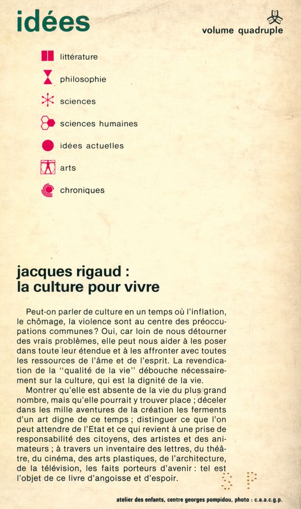『La culture pour vivre』 6