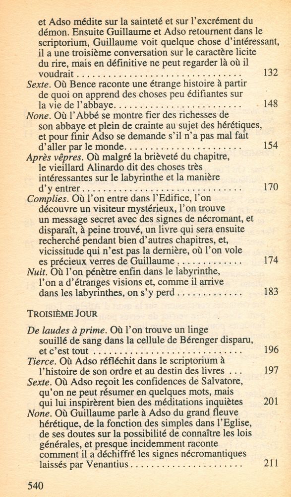 『Le Nom de la Rose』 3