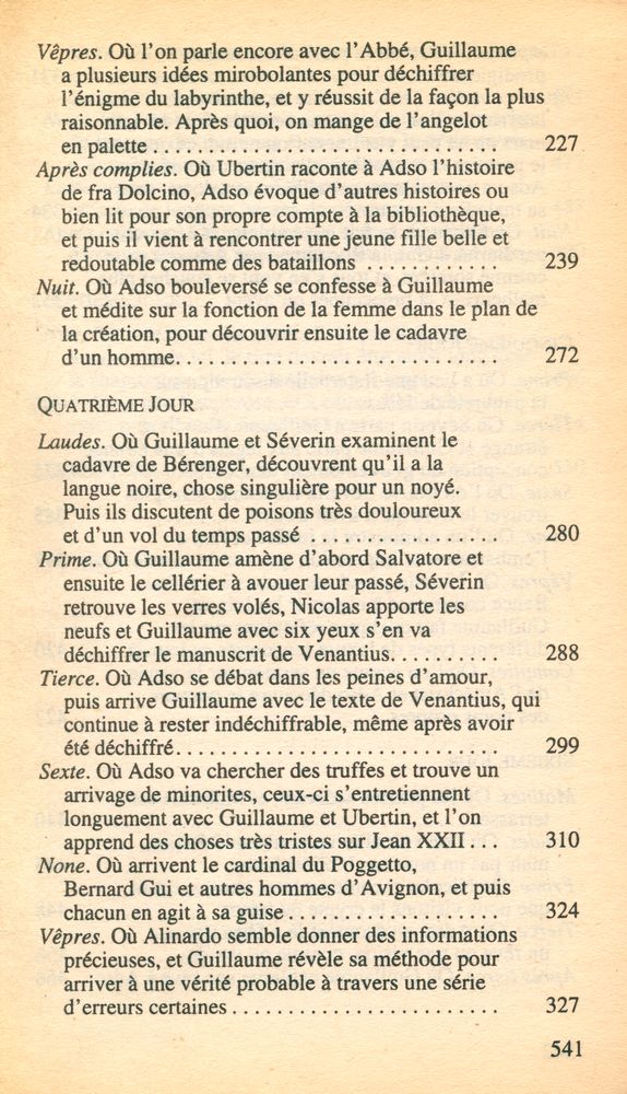 『Le Nom de la Rose』 4