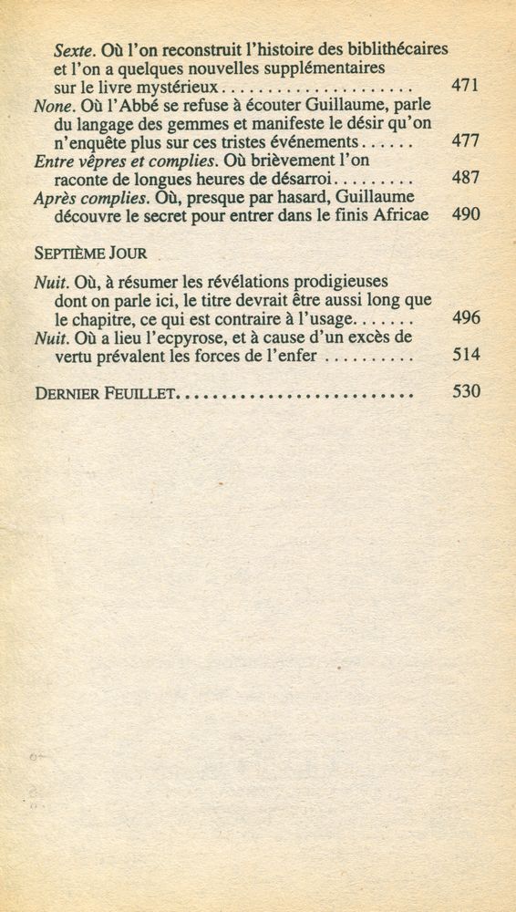 『Le Nom de la Rose』 6