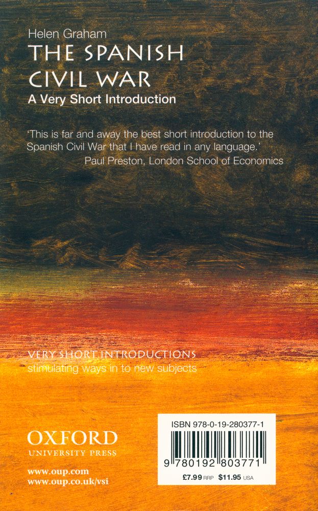 『The Spanish Civil War : a very short introduction』 3