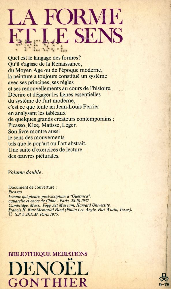 『LA FOPME ET LE SENS』 3
