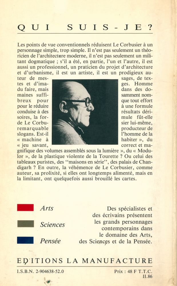 『LE CORBUSIER : Qui suis - je?』 3