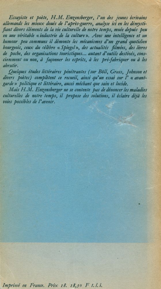 『Culture ou mise en condition?』 3