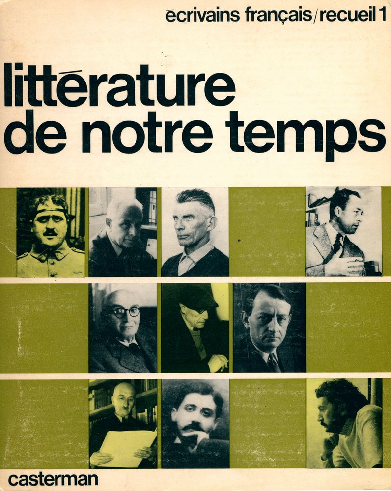 『Littérature de notre temps - écrivains français recueil 1』 1