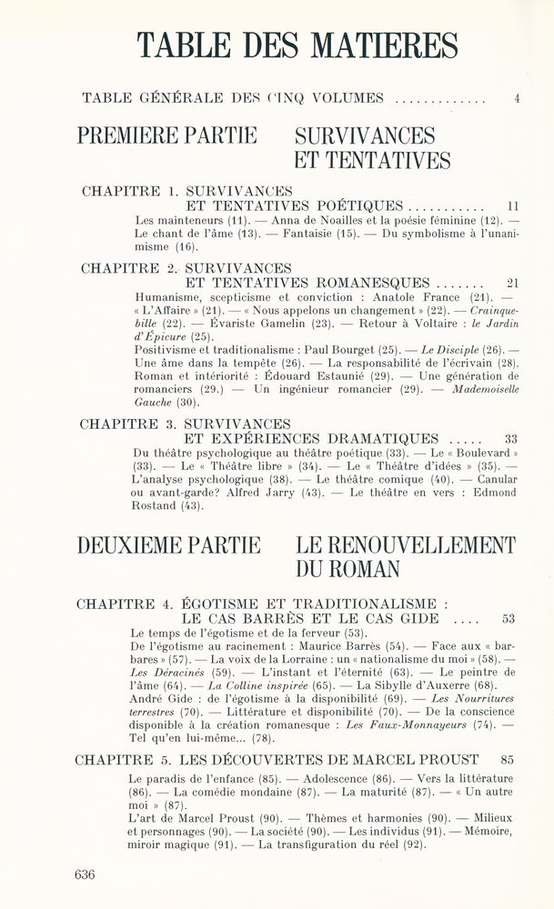 『LA LITTÉRATURE FRANÇAISE 4 : Les Métamorphoses du XXe siècle』 2