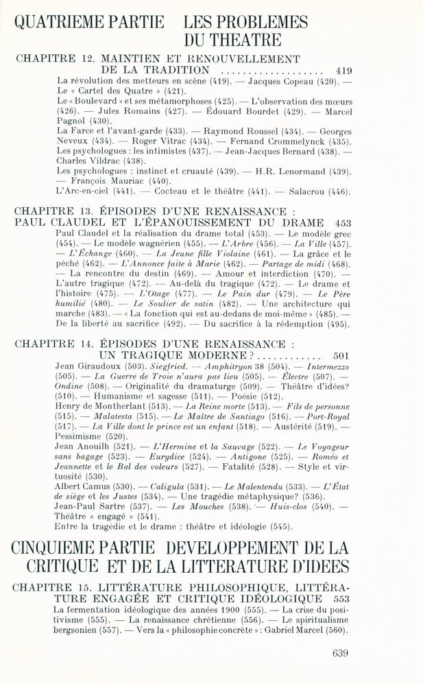 『LA LITTÉRATURE FRANÇAISE 4 : Les Métamorphoses du XXe siècle』 5