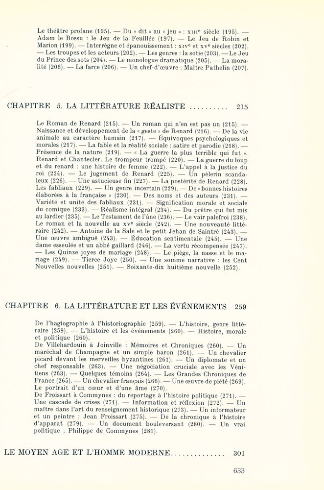 『LA LITTÉRATURE FRANÇAISE 1 : Du Moyen Age à l'âge baroque』 4