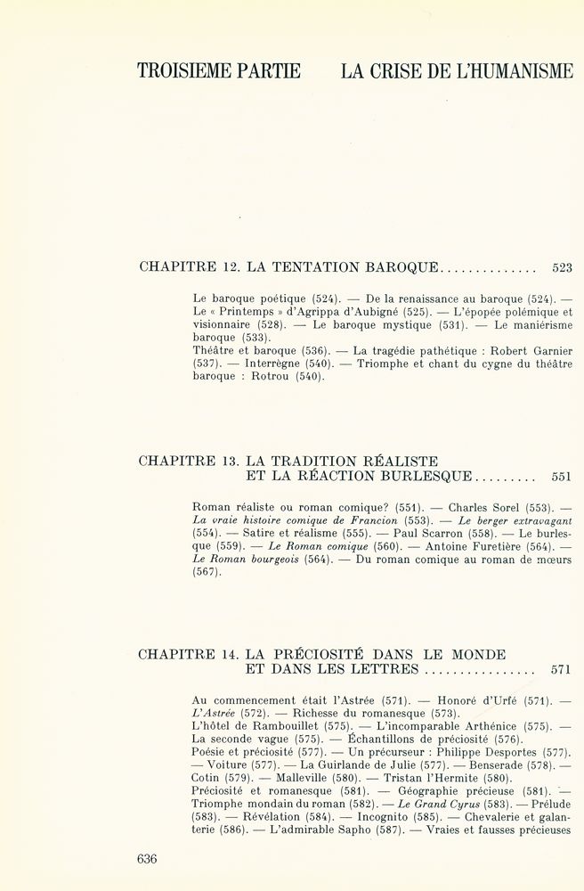 『LA LITTÉRATURE FRANÇAISE 1 : Du Moyen Age à l'âge baroque』 7