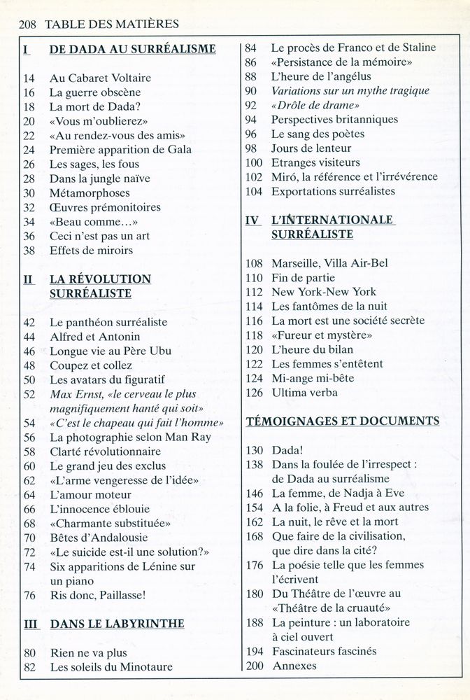 『Les Surrealistes : Une generation entre le reve et l'action』 2