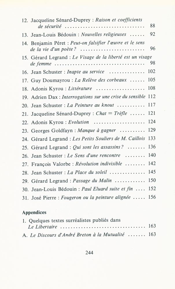『SURRÉALISME ET ANARCHE : Les 