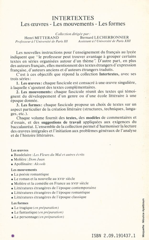 『APOLLINAIRE : Alcools』 3