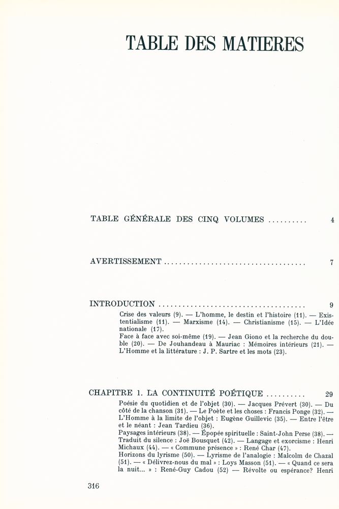 『LA LITTÉRATURE FRANÇAISE Ⅴ : LA LITTÉRATURE AUJOURD'HUI』 2