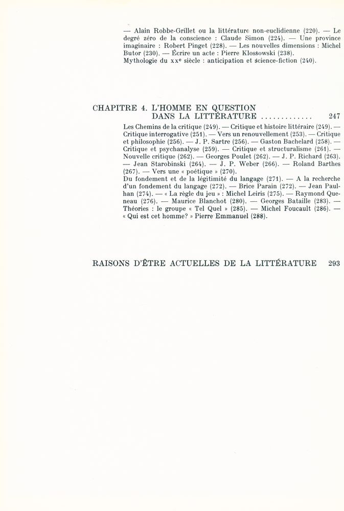 『LA LITTÉRATURE FRANÇAISE Ⅴ : LA LITTÉRATURE AUJOURD'HUI』 4