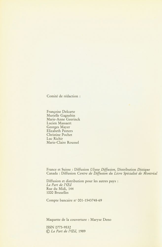 『Dossier : Topologie de l'énonciation』 2