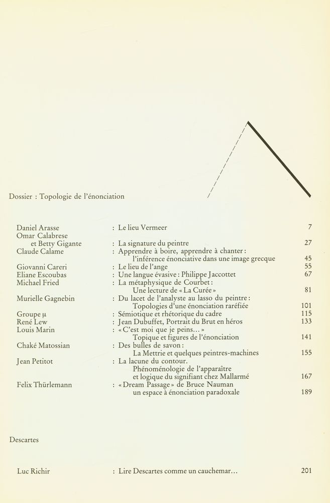 『Dossier : Topologie de l'énonciation』 3
