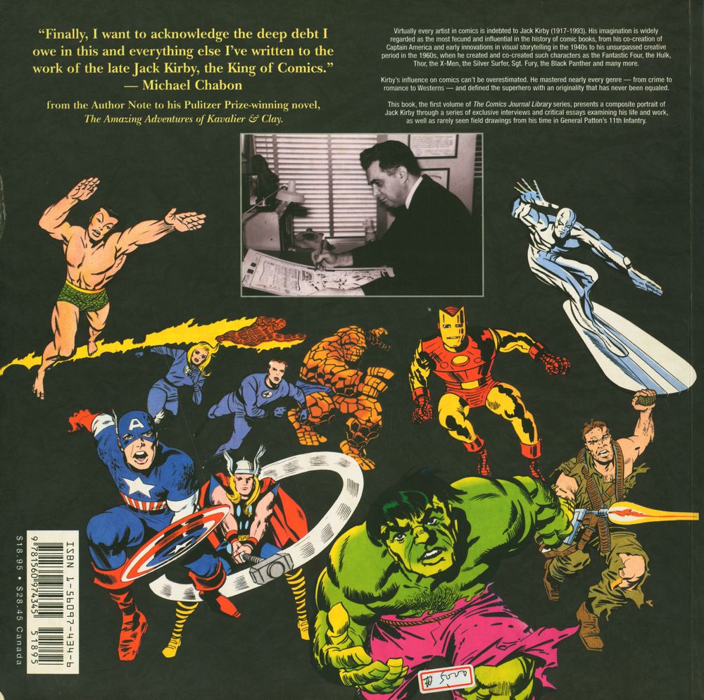 『The Comics Journal Library, Volume one : Jack Kirby』 3