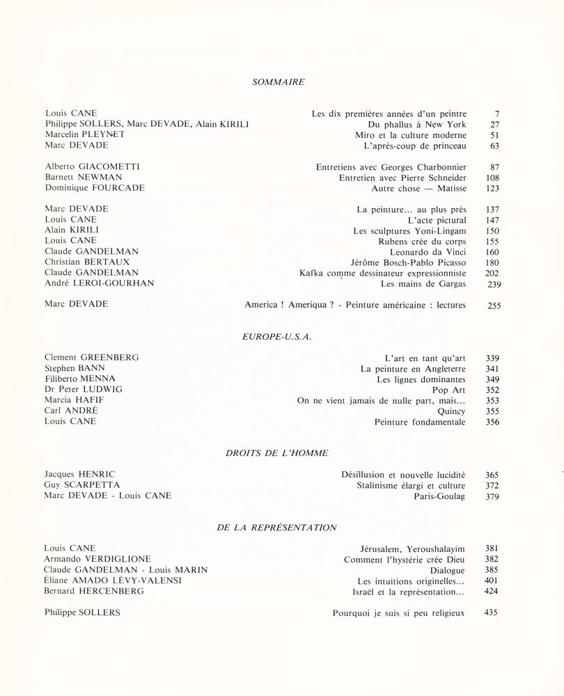 『PEINTURE cahiers théoriques』 Nº 14/15, MAI 1979 2