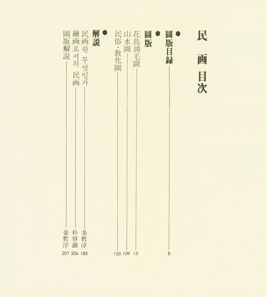 『韓國의 美 8: 民画(한국의 미 8: 민화)』 2