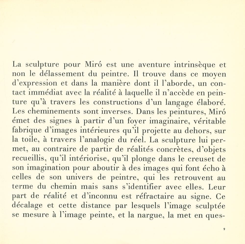 『MIRÓ SCULPTEUR』 2