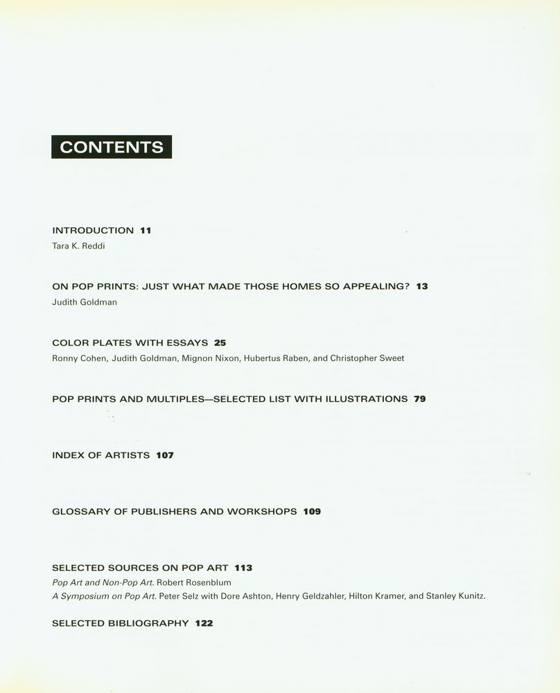 『THE POP IMAGE: PRINTS AND MULTIPLES』 2